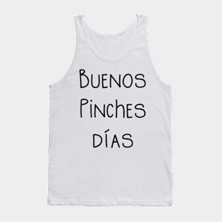 Text Design in Spanish Camisa en Espanol Tank Top